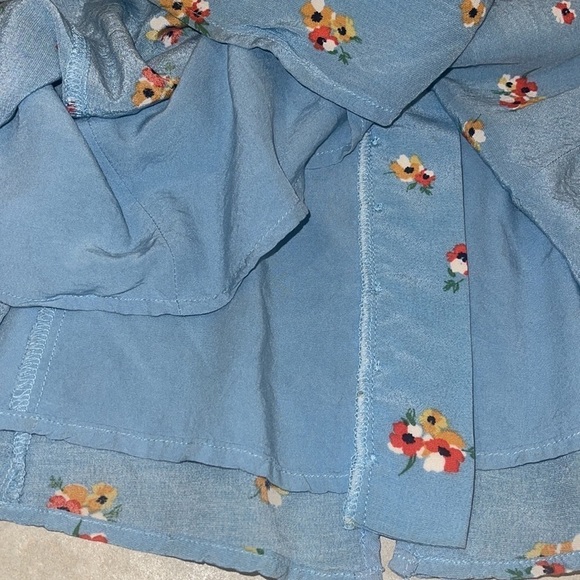 ASTR the label Gorgeous size small Planet Blue dress mini a-line slight flare - Picture 10 of 12